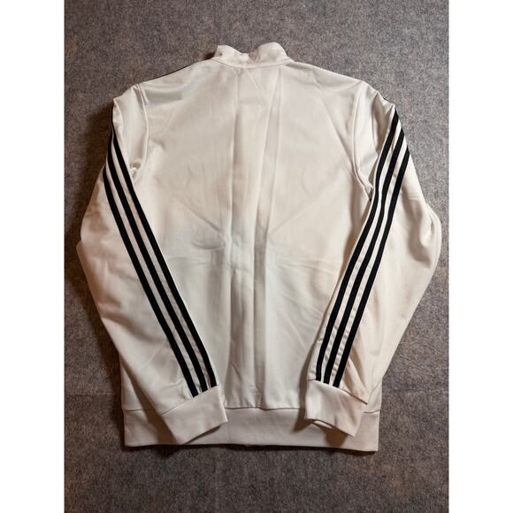 Retro Adidas Full Zip Three Stripes White Jacket Women's Size Small (S) - Picture 2 of 6